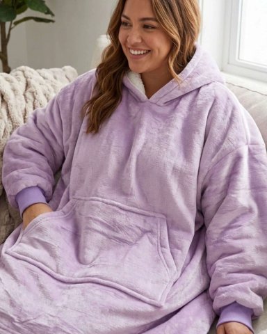 POLERON GIGANTE HOODIE FLEECE CON CHIPORRO EXTRA SUAVE Y TE RMICO - 1