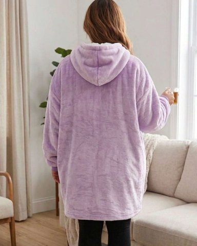 POLERON GIGANTE HOODIE FLEECE CON CHIPORRO EXTRA SUAVE Y TE RMICO - 3