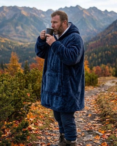 POLERON GIGANTE HOODIE FLEECE CON CHIPORRO EXTRA SUAVE Y TE RMICO - 3