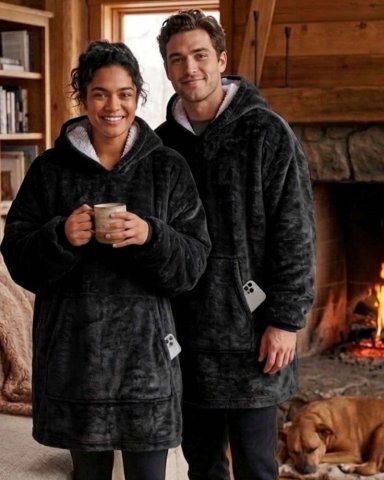 POLERON GIGANTE HOODIE FLEECE CON CHIPORRO EXTRA SUAVE Y TE RMICO - 2