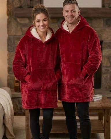 POLERON GIGANTE HOODIE FLEECE CON CHIPORRO EXTRA SUAVE Y TE RMICO - 2