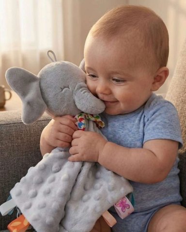 MANTITA DE APEGO SUAVIDAD Y CONSUELO PARA TU BEBE 5 - 3