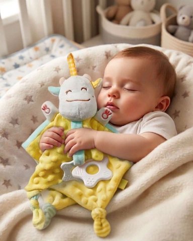 MANTITA DE APEGO SUAVIDAD Y CONSUELO PARA TU BEBE 4 - 1