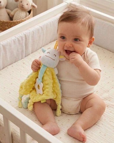 MANTITA DE APEGO SUAVIDAD Y CONSUELO PARA TU BEBE 4 - 6