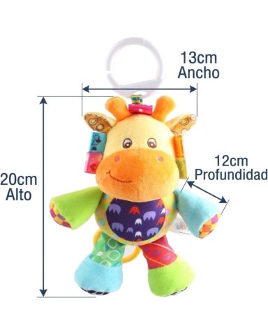 PELUCHE SENSORIAL ANIMAL DE ESTIMULACION BEBE A5 - 5