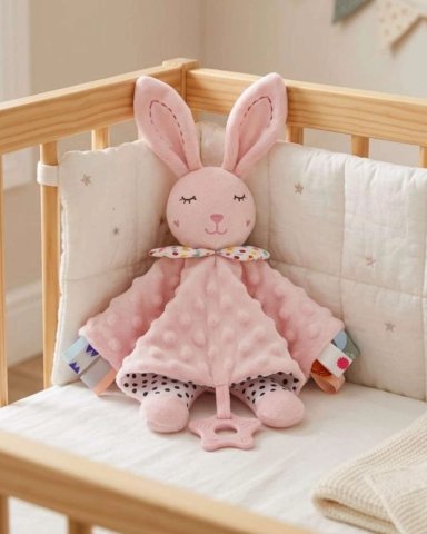MANTITA DE APEGO SUAVIDAD Y CONSUELO PARA TU BEBE 6 - 4
