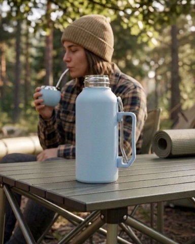 SET OUTDOOR TERMO MATE PREMIUM ACERO INOXIDABLE - 3