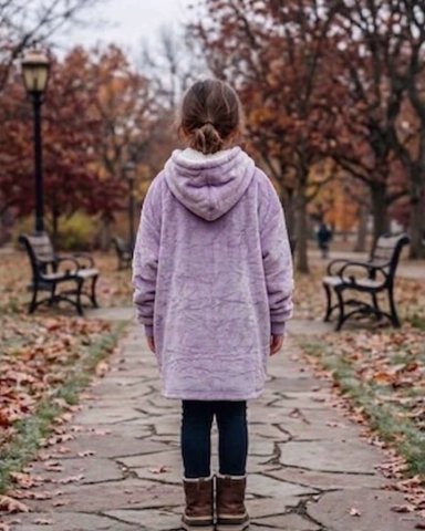 MAXI POLERON OVERSIZE PREMIUM EXTRA SUAVE Y TE RMICO NIÑO Y NIÑA - 3