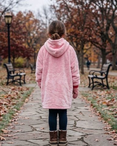 MAXI POLERON OVERSIZE PREMIUM EXTRA SUAVE Y TE RMICO NIÑO Y NIÑA - 3