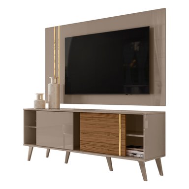 RACK ALTAVISION CRONOS MDP GRIS CLARO + PANEL 60 FENDI NATURALE - 2