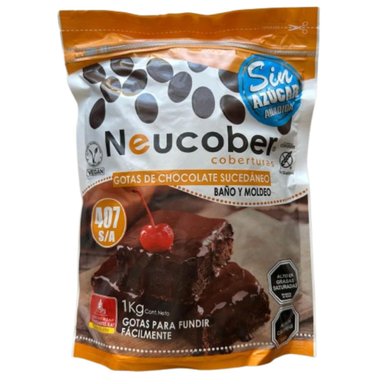 CHOCOLATES 407 SACHETS NEUCOBER SUCEDANEO SEMIBITTER SA - 1