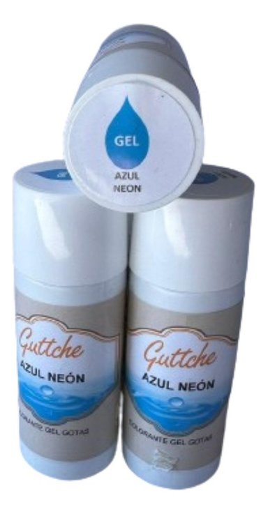 COLORANTE GEL EN GOTAS AZUL NEON GUTTCHE 20GR - 1
