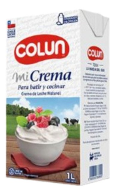 INGREDIENTE REPOSTERIA 1 L CREMA LECHE COLUN - 1