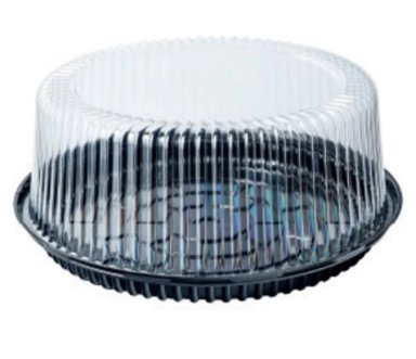 PACK 5 CUPULA REDONDA PLASTICO TORTA 380A 33X13,7CM - 1