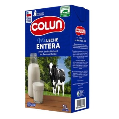 LECHE LIQUIDA ENTERA 1 LT COLUN - 1