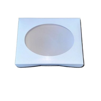 PACK 5 CAJA D CON VENTANA CARTULINA 20X15X5CM - 1