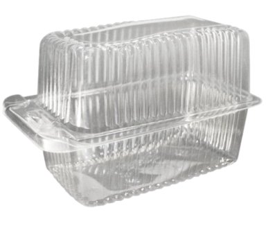 PACK 5 CAJA PLASTICA PASTEL INDIVIDUAL RECTANGULAR 14X7X12CM - 1