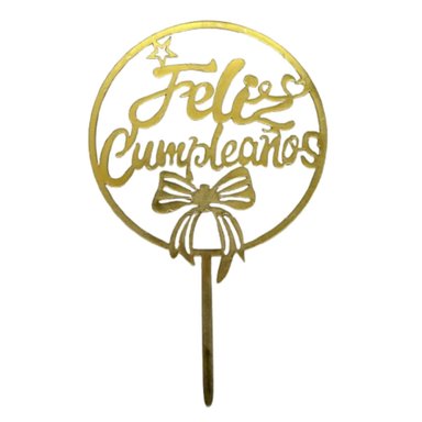 TOPPER FELIZ CUMPLEAÑOS 1 - 1