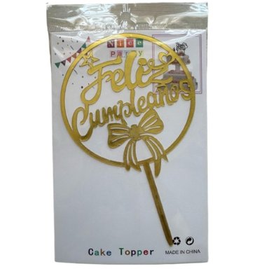 TOPPER FELIZ CUMPLEAÑOS 1 - 2