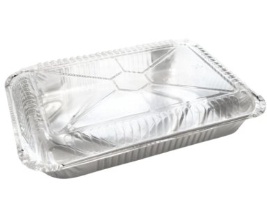PACK 5 ENVASE ALUMINIO C-40 CON TAPA TRANSPARENTE 27X17X4CM - 1