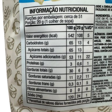 RELLENO CHOCOLATE BLANCO BON PRINCIPIO 1KG - 3