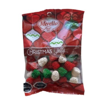 GOMITAS DE NAVIDAD CHRISTMAS JELLY MERELLO 170GR - 1