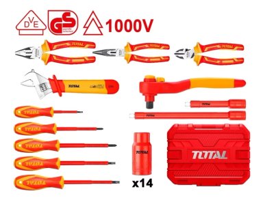 JUEGO DE HERRAMIENTAS AISLADAS TOTAL (26 PIEZAS)THKITH2601 - 2