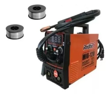MAQUINA DE SOLDAR MIG/MMA SIN GAS + 2 CARRETES ALAMBRE FLUX - 1