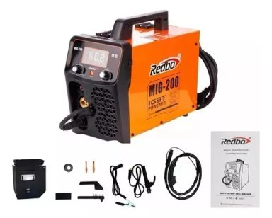 MAQUINA DE SOLDAR 3 EN 1 MIG-200 MMA/TIG + CARRETE 5KG FLUX - 2