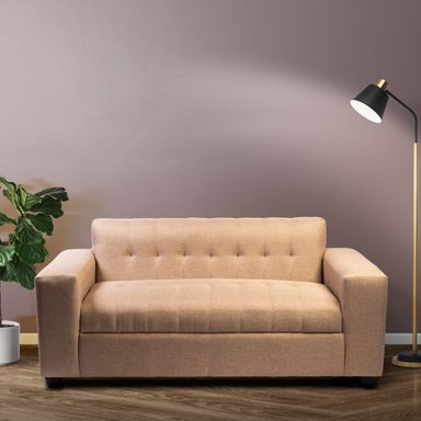 SOFÁ DISEÑOS VALESTRINI 2 CUERPOS LINO BEIGE - 1