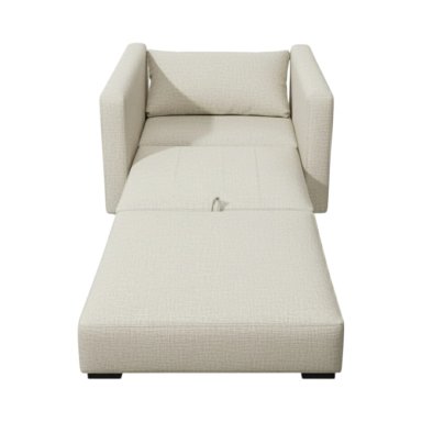 SOFA CAMA MULTIFUNCIONAL UN CUERPO LINO CRUDO - 2