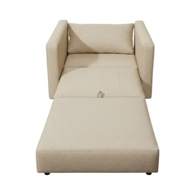 SOFA CAMA MULTIFUNCIONAL UN CUERPO LINO BEIGE - 2