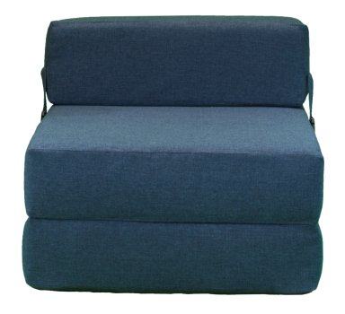 SOFÁ GAEX ESPUMA LINO AZUL CAMA - 1