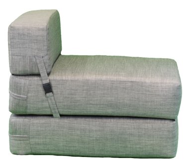 SOFÁ GAEX ESPUMA LINO GRIS CAMA - 2