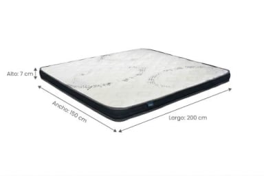 TOPPER ESPUMA  2 PLAZAS 200 - 3