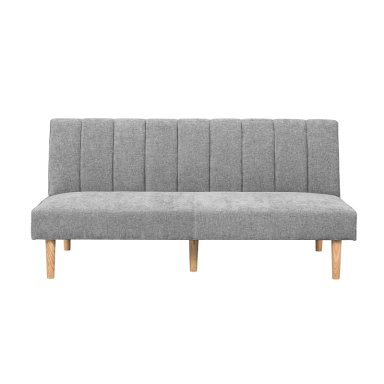 FUTON RAILAY TELA GRIS - 6