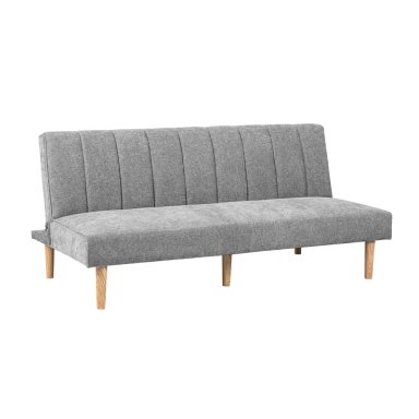 FUTON RAILAY TELA GRIS - 7