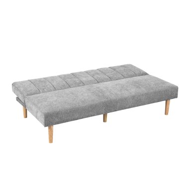 FUTON RAILAY TELA GRIS - 8