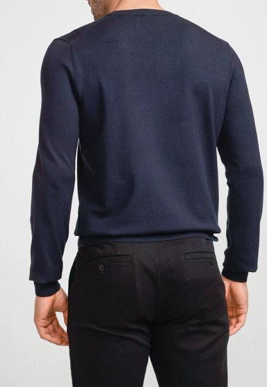 TEJIDO HOMBRE CUELLO REDONDO NAVY - 2