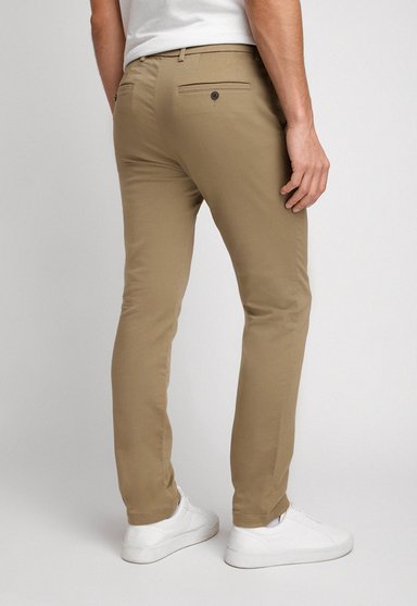 PANTALÓN CASUAL ALGODÓN HOMBRE PERRY ELLIS KHAKI 4FSB9362 LISO CHINO - 2