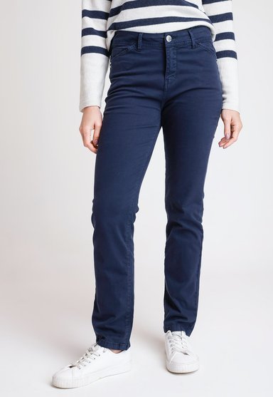 PANTALON DE MUJER MODELO ELY COLOR MARINO - 1