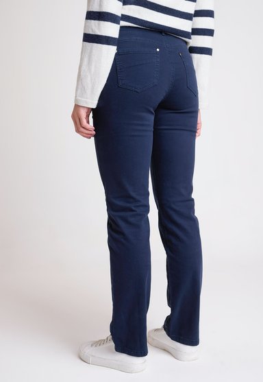 PANTALON DE MUJER MODELO ELY COLOR MARINO - 2