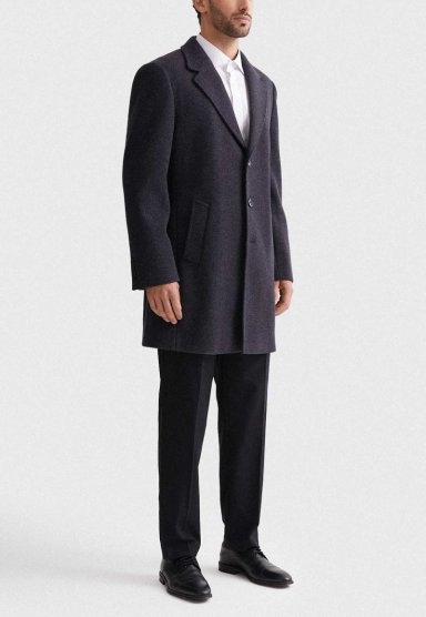 ABRIGO HOMBRE CLASICO GRIS INV - 4