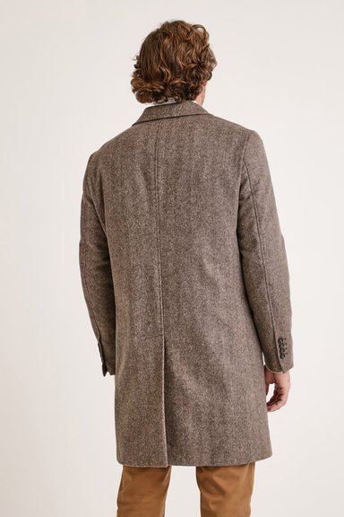 ABRIGO FORMAL HOMBRE ITALIANO CAFE - 2
