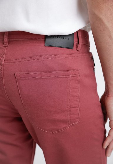 PANTALÓN ALGODÓN HOMBRE PERRY ELLIS ROUGE 4IRB7336 CASUAL 5 BOLSILLOS - 3