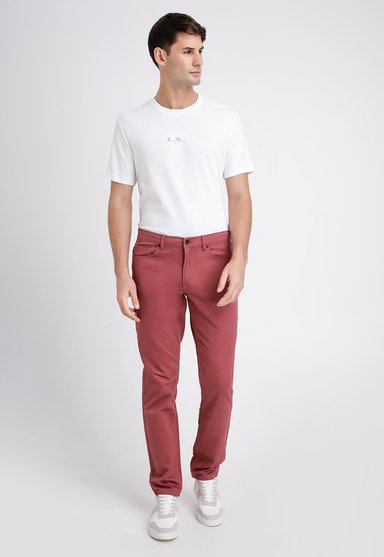PANTALÓN ALGODÓN HOMBRE PERRY ELLIS ROUGE 4IRB7336 CASUAL 5 BOLSILLOS - 4