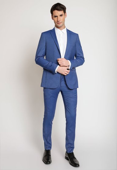 CHAQUETA HOMBRE TRAJE SUIT SEPARATES WASHABLE AZUL CLARO - 4