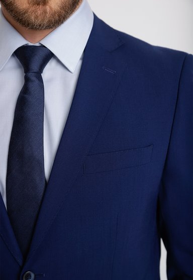 TRAJE FORMAL LANA SLIM HOMBRE TRIAL AZUL VERCELLI VIRGEN FANTASÍA - 3