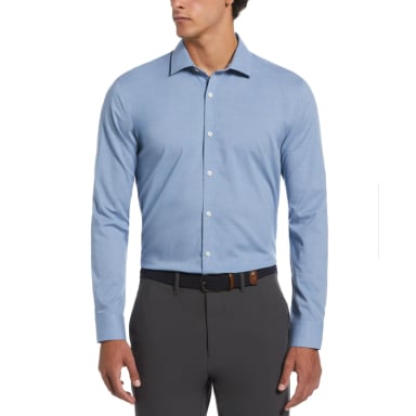 CAMISA HOMBRE ORIGINAL PENGUIN CELESTE FORMAL LISO - 1