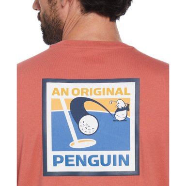 POLERA ALGODÓN HOMBRE ORIGINAL PENGUIN CORAL GOLF ESTAMPADO - 3